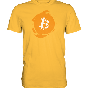 Bitcoin T-Shirt "Stamp"  - Premium Shirt