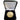Bitcoin coin Anonymous head V.2 40mm gold plated with black coin case
