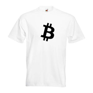 T-shirt bitcoin "simple B" white