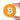 Aufkleber "bitcoin Logo" rund 90mm