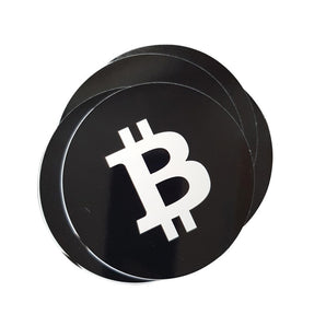 Sticker "bitcoin logo" SimpleB round 70mm