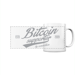 Bitcoin Supporter - Panorama Tasse