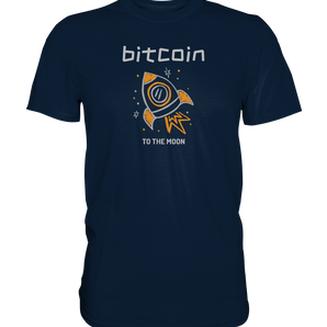 Bitcoin to the moon - Premium T-Shirt