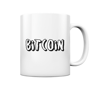 Bitcoin "typo 1" - glossy cup