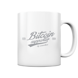 Bitcoin "supporter" - glossy mug