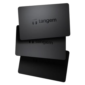 Tangem Wallet 3-Karten-Set in Schwarz