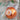Bitcoin Weihnachtskugeln in Orange mit Bitcoin Logo